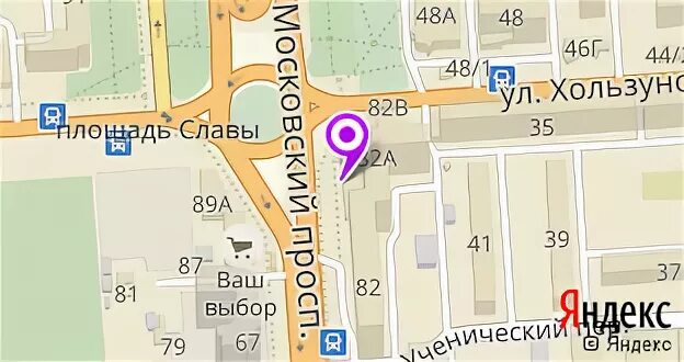 Воронеж 52 на карте