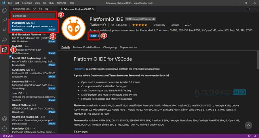 Install random
