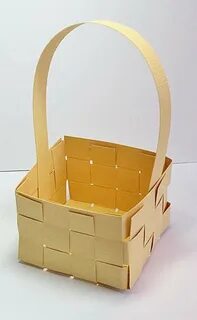 Корзины из картонной коробки