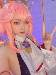 Nookkizz (NookkizzCos) cosplay Yae Miko - Genshin Impact "23 photos&qu...