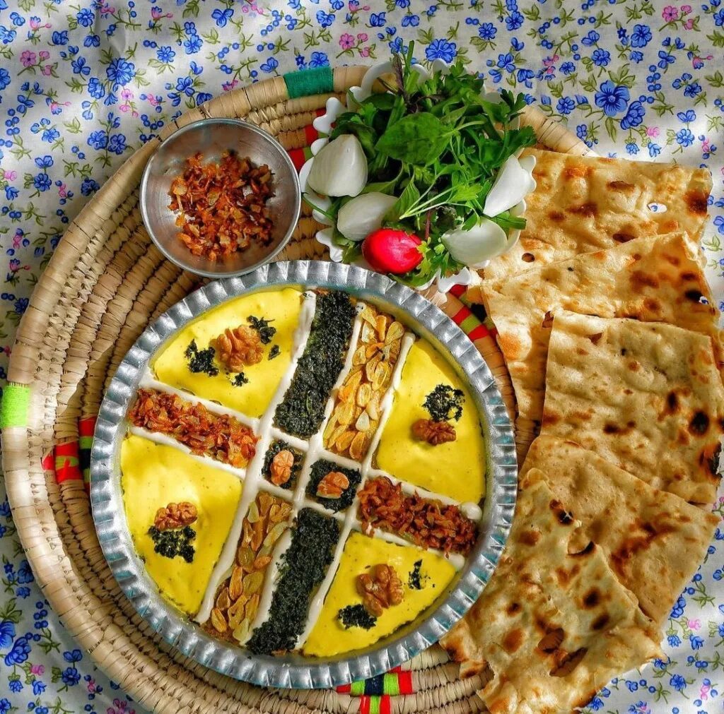 Кашк. Блюда Ирана. Традиционные блюда Ирана Барбари. Iranian food.