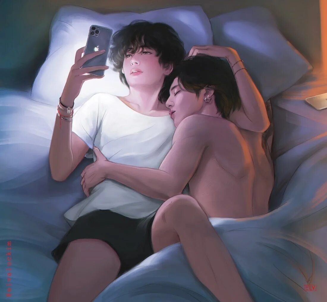 БТС арт 18 Вигуки. БТС taekook. BTS Vkook Art. Вигуки BTS. Фф вигуки сладкие