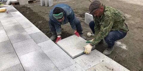 Укладка гранитной
