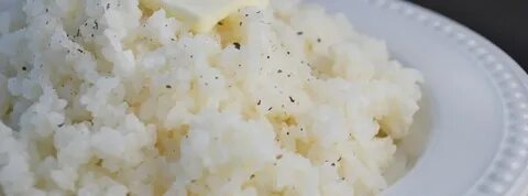 Рис на сковороде со сливочным маслом