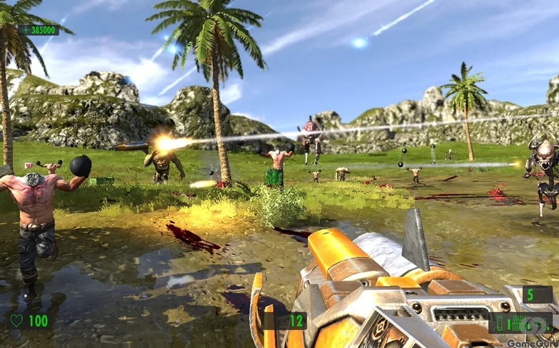 Serious Sam HD Xbox 360. Крутой Сэм HD the first encounter. Serious Sam Xbox. Крутой Сэм HD: первая кровь. The game was encountered