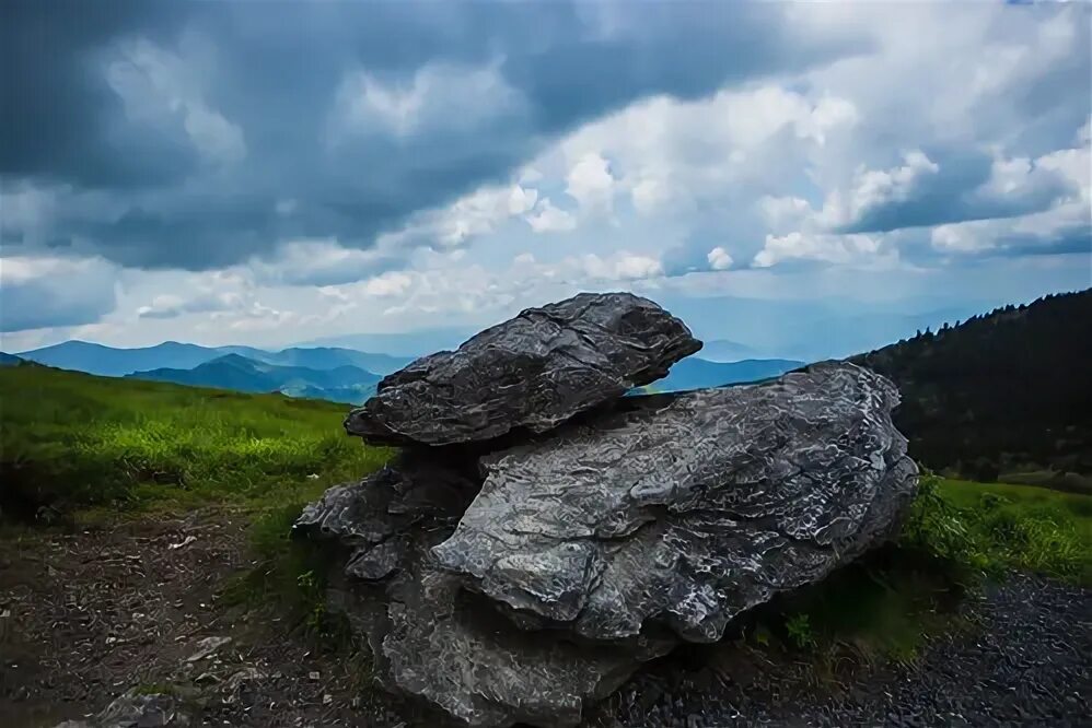 Магнитный пазл 27x18см."Пейзаж, скалы, вогезы" на холодильник - купить с доставк