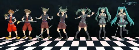 Sora Transforms into miku Tg sequence by Rezuban.