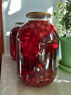 Компот из вишни на 3 л
