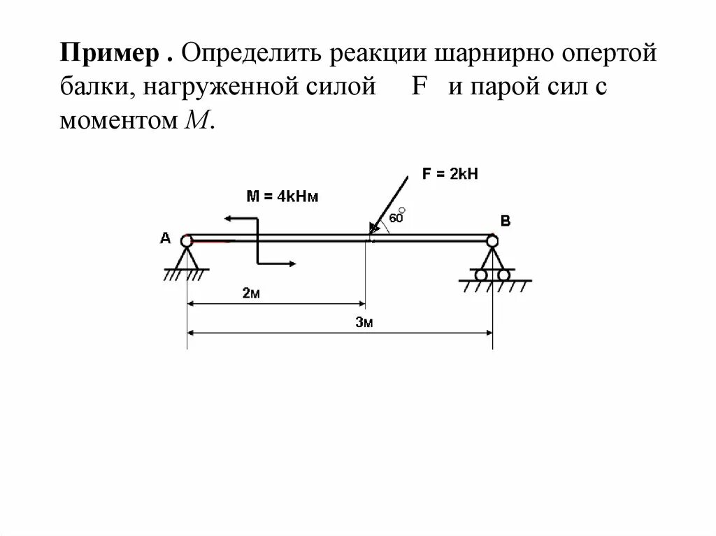 Балка техническая механика. Подвижный и неподвижный шарнир теоретическая механика. Шарнирно опертая балка нагружена сосредоточенным моментом м. Балочные системы техническая механика.