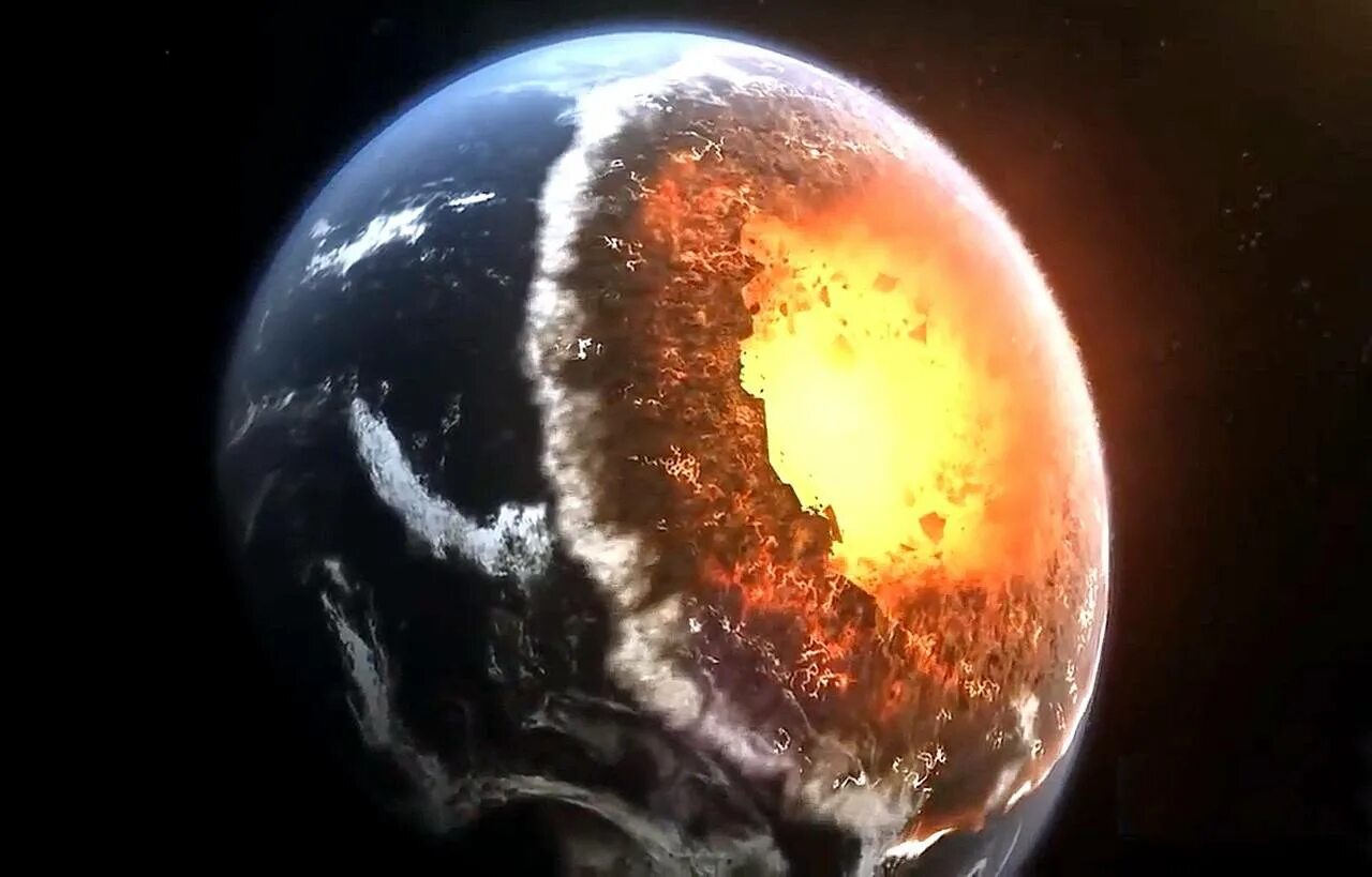 2 км под землей. Земля 13000 км. Сценарии гибели человечества. დედამიწა Earth. Sun destroys the Earth.