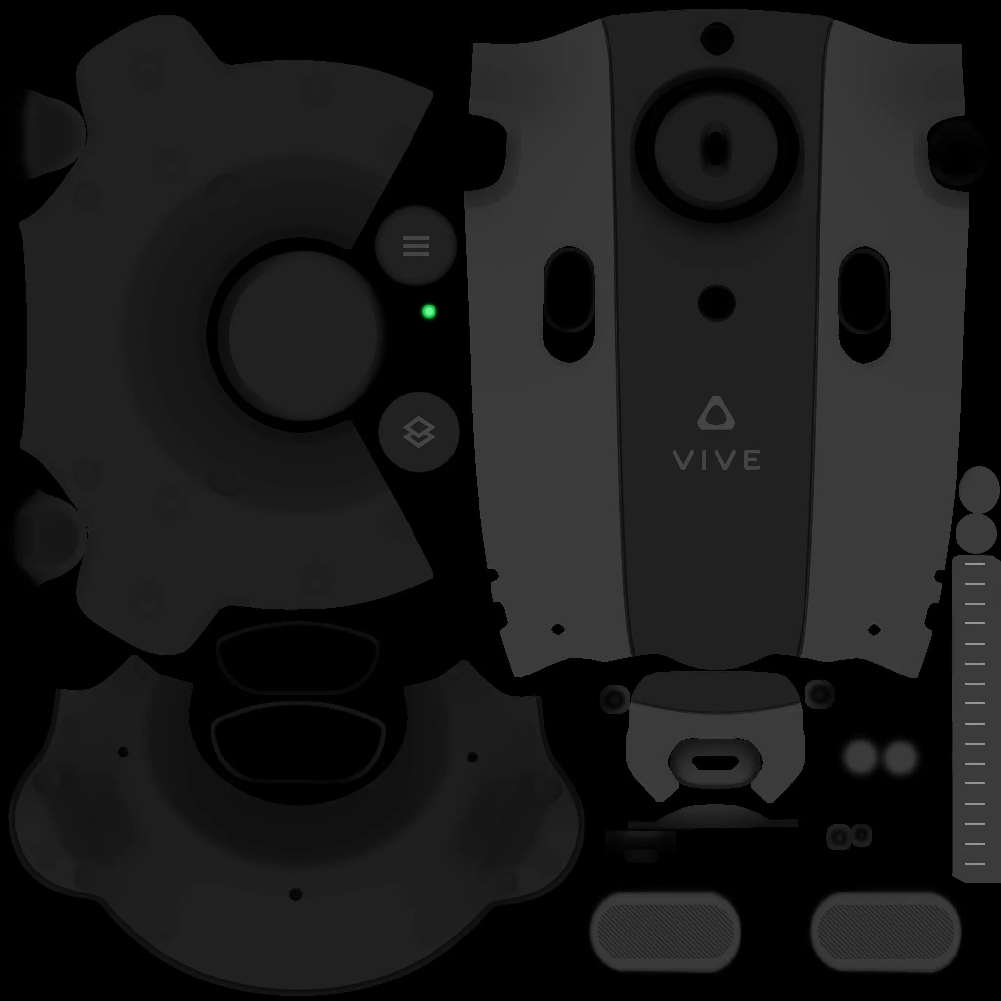 Модель Cell Vive. Материнская плата контроллера HTC Vive.
