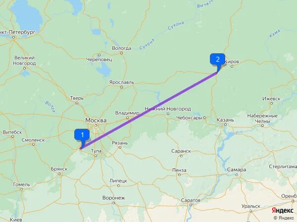 Расстояние между городами т. Расстояние между городами т