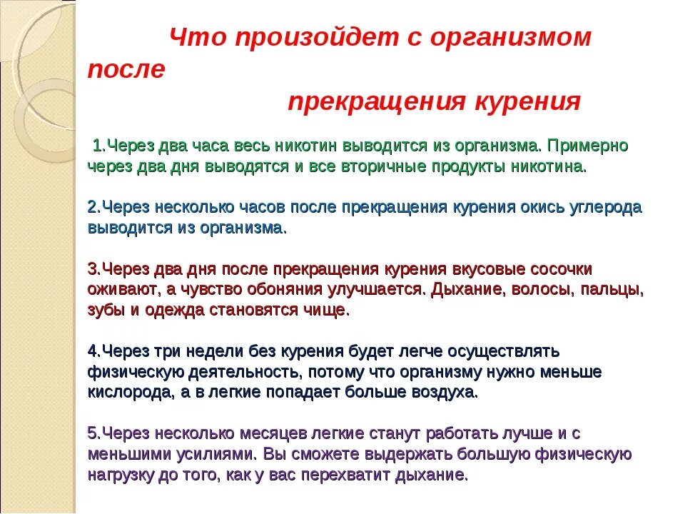 Что будет после. Что происходит с организмом после прекращения курения. Что происходит с организмом после курения. Позитивные изменения при отказе от курения. Организм после отказа от курения по месяцам.