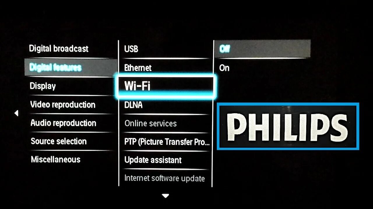 Как подключить телевизор Филипс к вай фай. Параметры сети телевизора Филипс. Меню телевизора Филипс. Меню на телевизоре. Что значит филипс