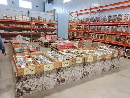 Оптовый склад конфет