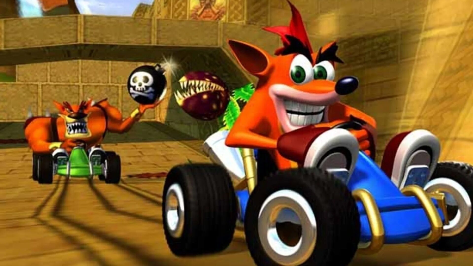 Крэш бандикут гонки. Краш бандикут гонки на ps1. Crash Team Racing ps1. Crash Team Racing ремастер.