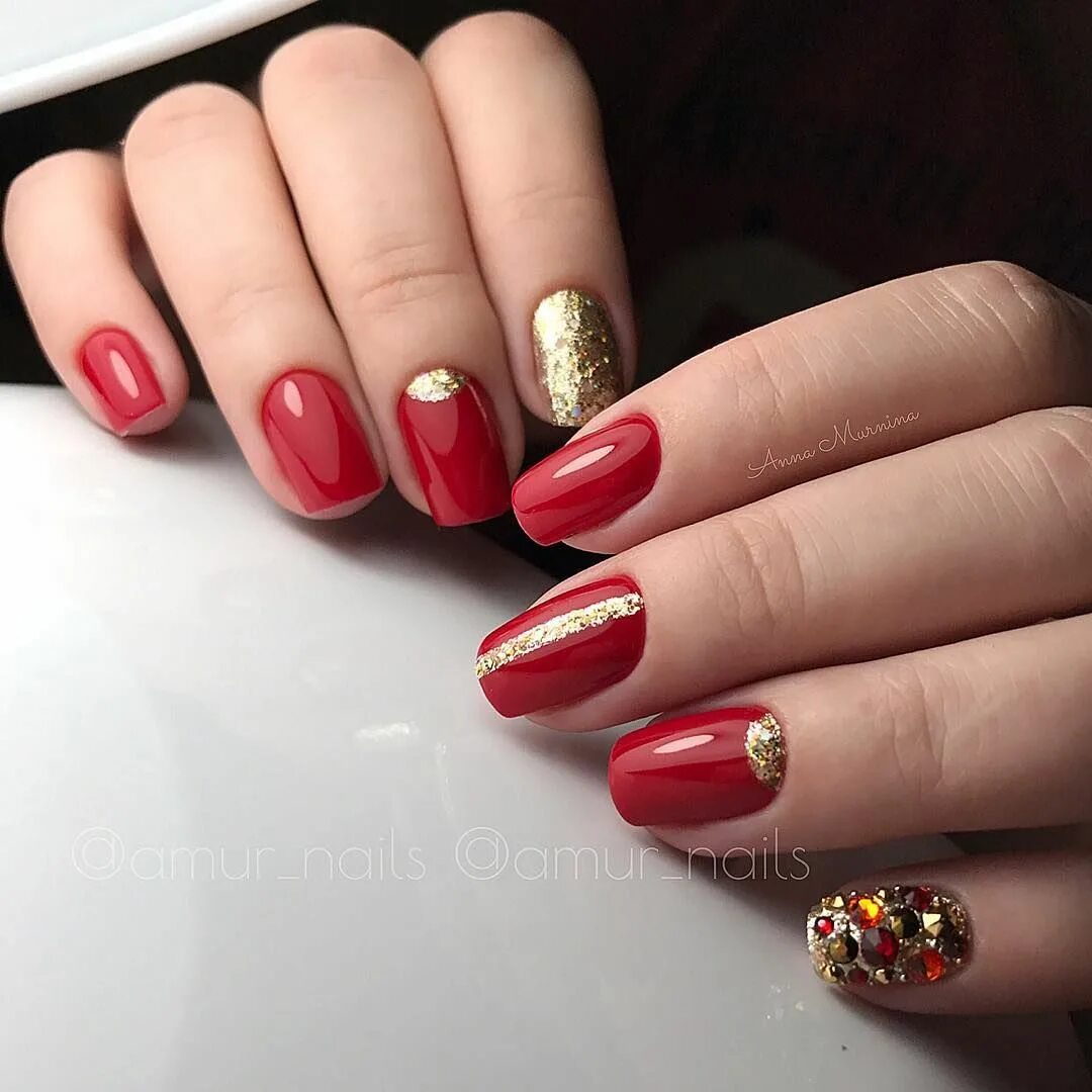 WEBSTA @nailsbycambria Day 1 of Christmas nail art, Plaid nails, Tape nail art