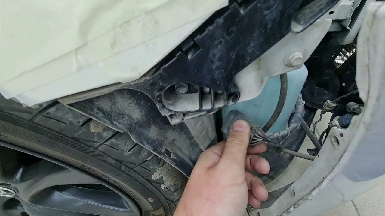 Защита ПТФ мазда 6 gh 2010 или как не нужно делать. - Mazda 6 (2G) GH, 2 л, 2010