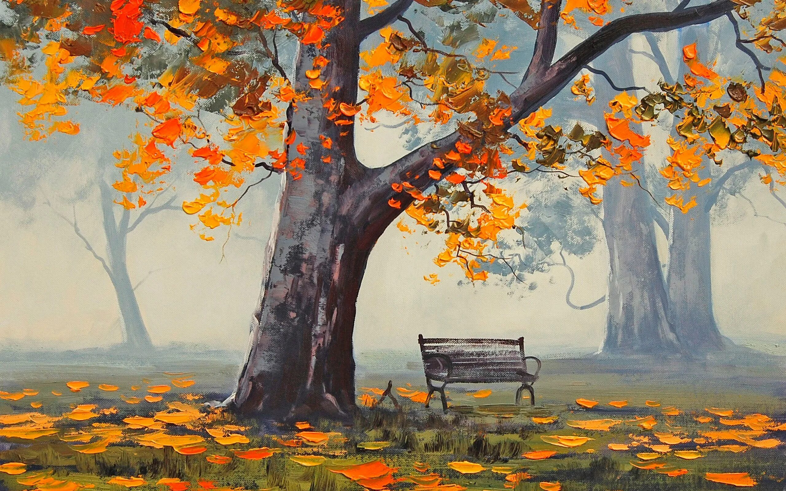 Художник Graham Gercken. Рисунок осень. Осенние картины. Пейзаж рисунок. Рисунок настроение природы