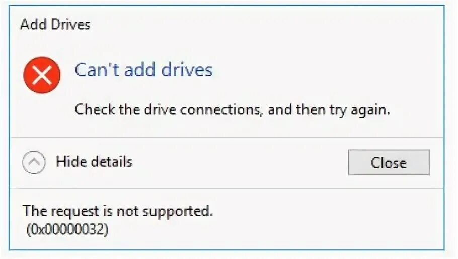 Add error