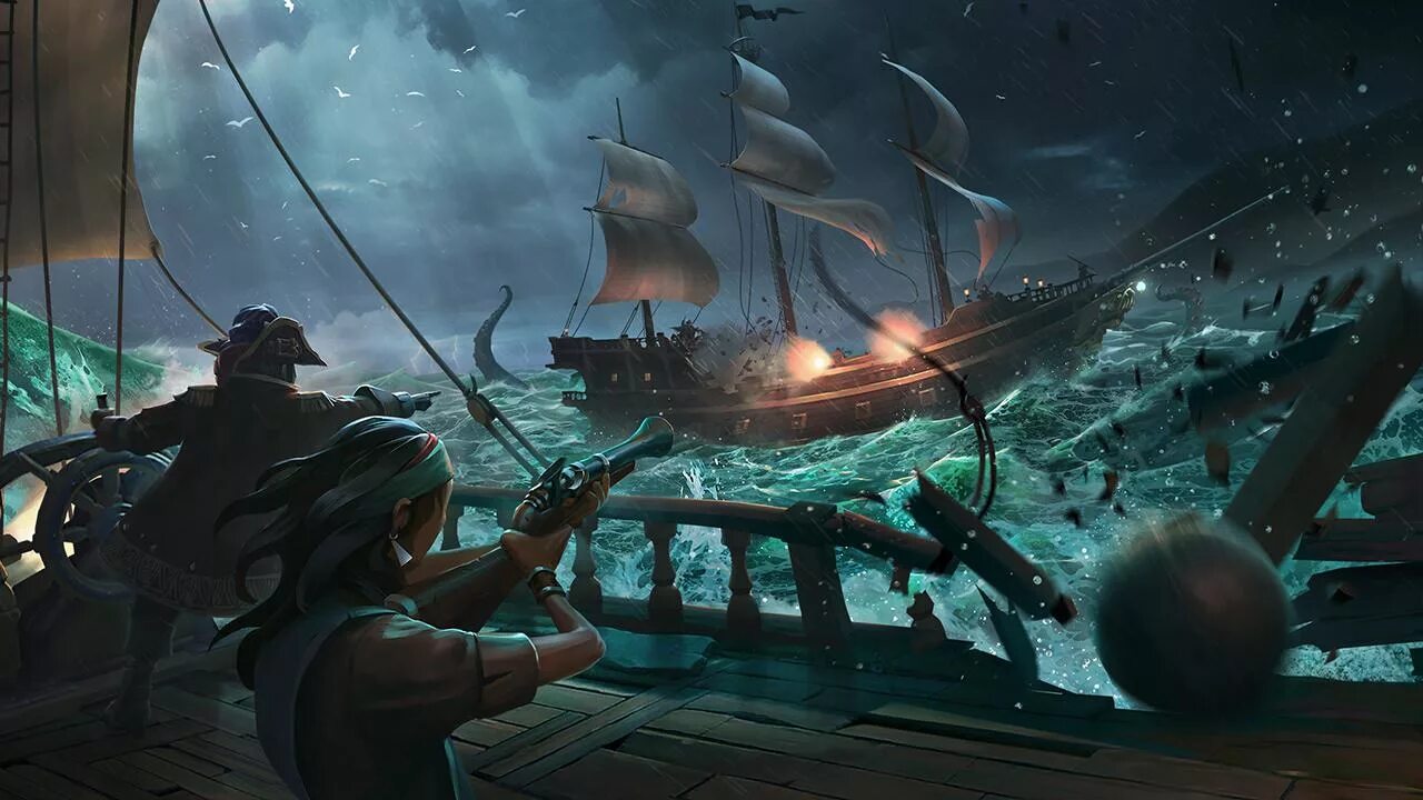 Sea of thieves донат. Игра Sea of Thieves. Sea Pirates игра. Кракен Sea of Thieves Pirates Life.