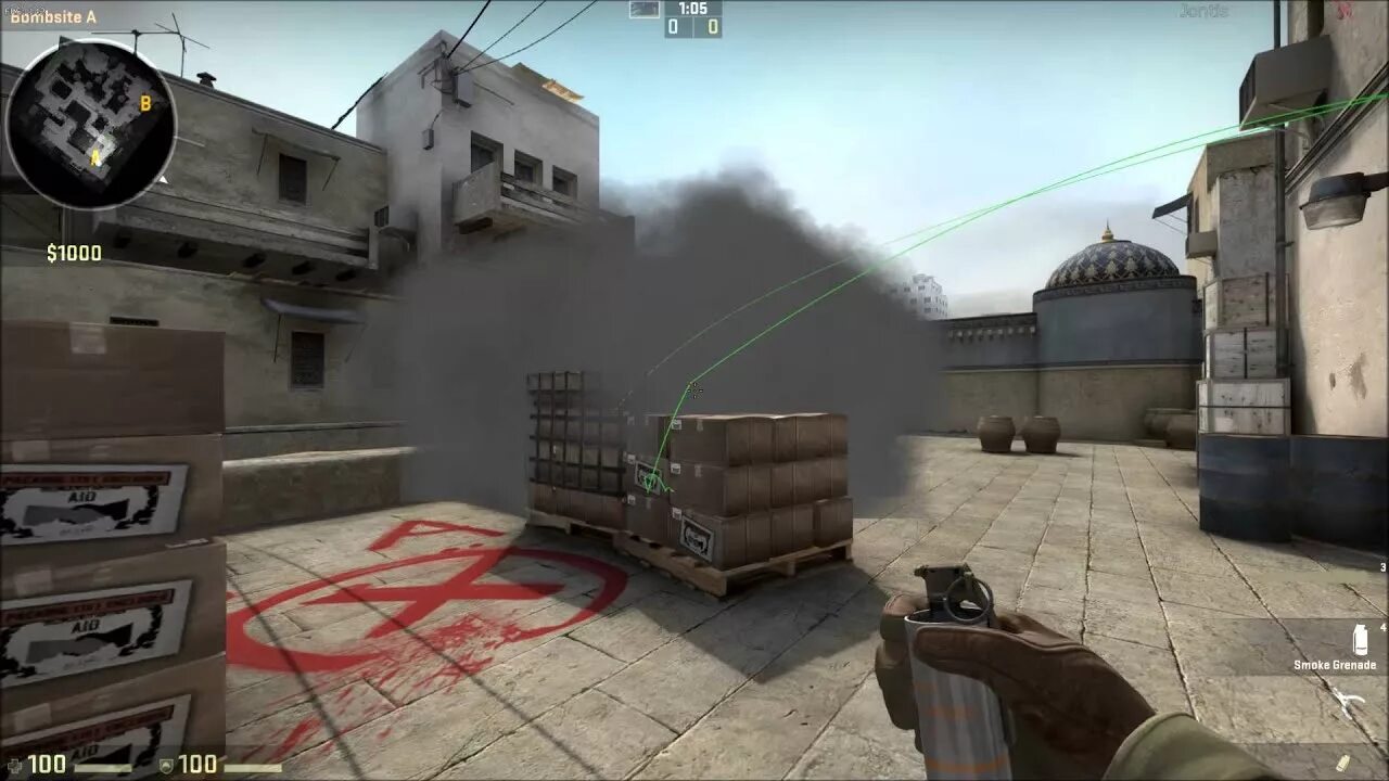 Cs2 insta smokes