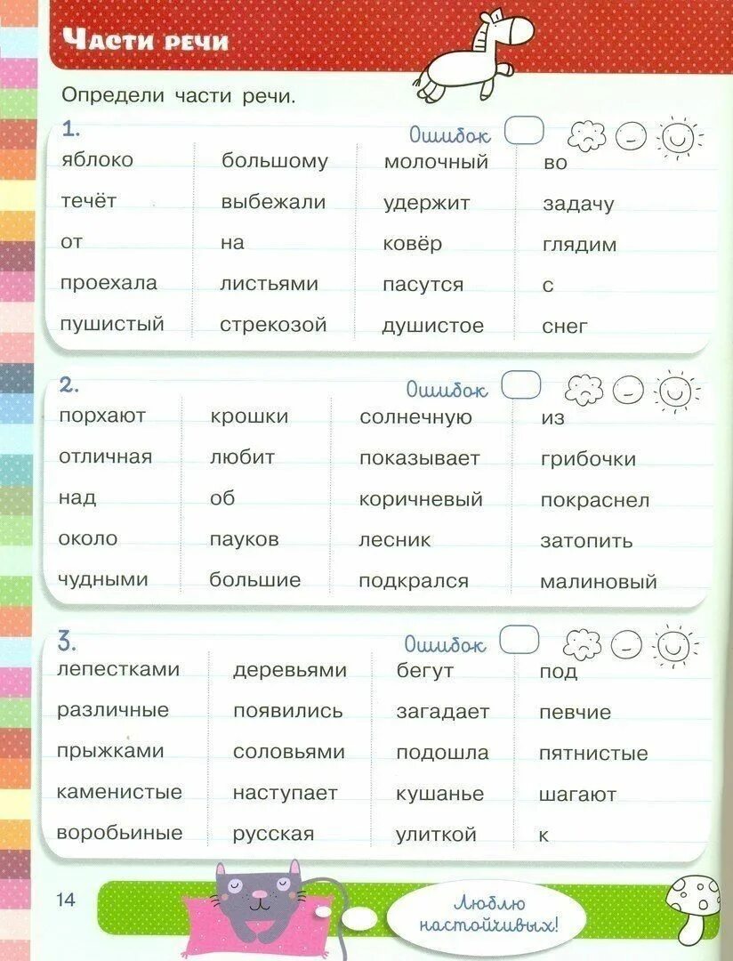 Определение частей речи 2 класс карточка. Задания по русскому языку части речи 2 класс школа России. Русский язык 2 класс части речи задания. Части речи 2 класс упражнения. Карточки определение частей речи