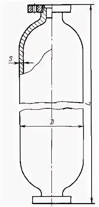 Толщина стенки баллона 30мм. Чертежи газовый баллон 50. Толщина стенки баллона. Толщина стенки кислородного баллона на 40 литров. Толщина стенки баллона 30мм.