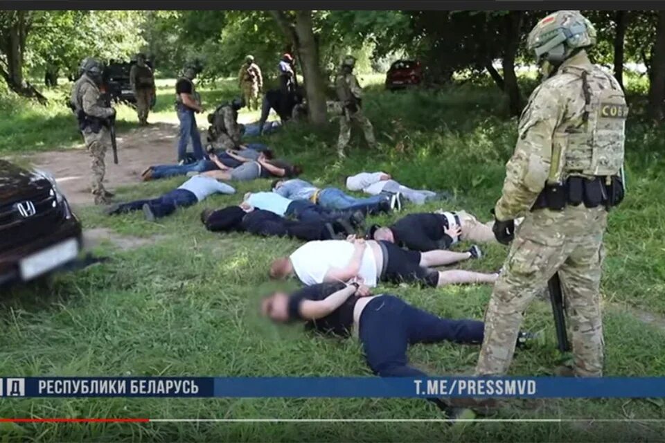 Разгон сх. ГУБОПИК Гродно. ГУБОПИК МВД Республики Беларусь. ГУБОПИК задержал четырех жителей Гродненской области.