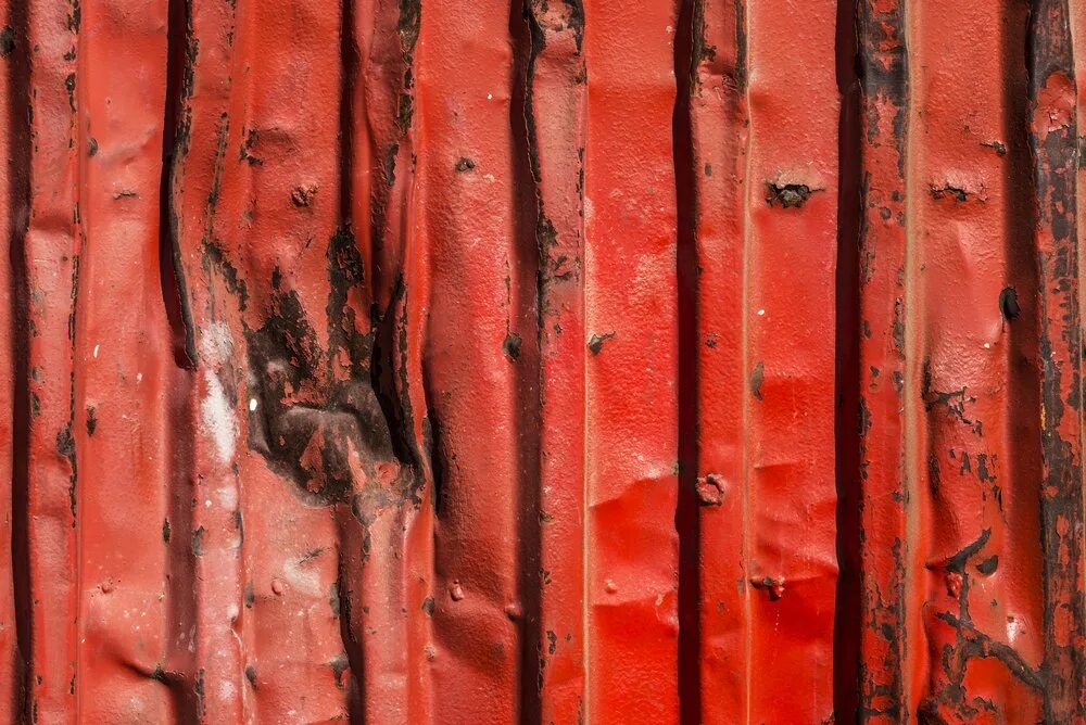 Shipping container rust