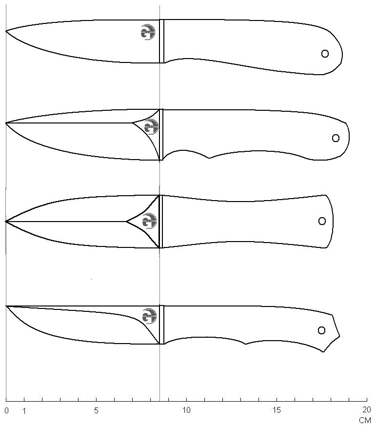 Нож wz55 чертежи. Эскизы ножей. Эскиз клинка для ножа. Трафарет ножа. Нож поэтапно