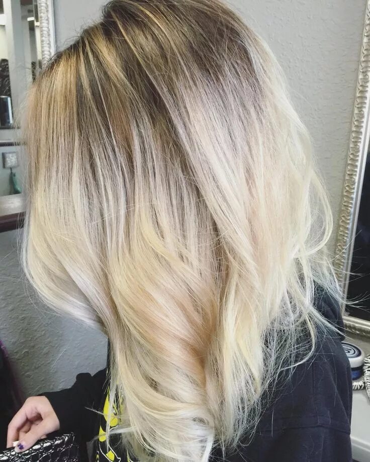 Kenra Color work done by stylist Carrie Miller. She used Kenra 5B Demi low-light