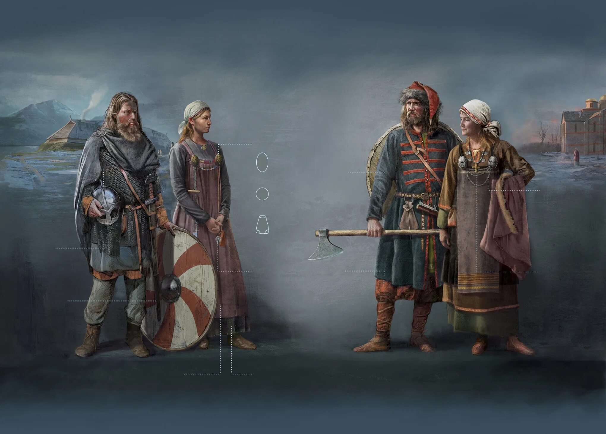 10 век эпоха. Одежда 10 век воины Скандинавия. Викинги Скандинавия 10 век. Норманны скандинавы. Реконструкция викинга 9 век.