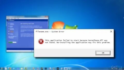 Application has failed to