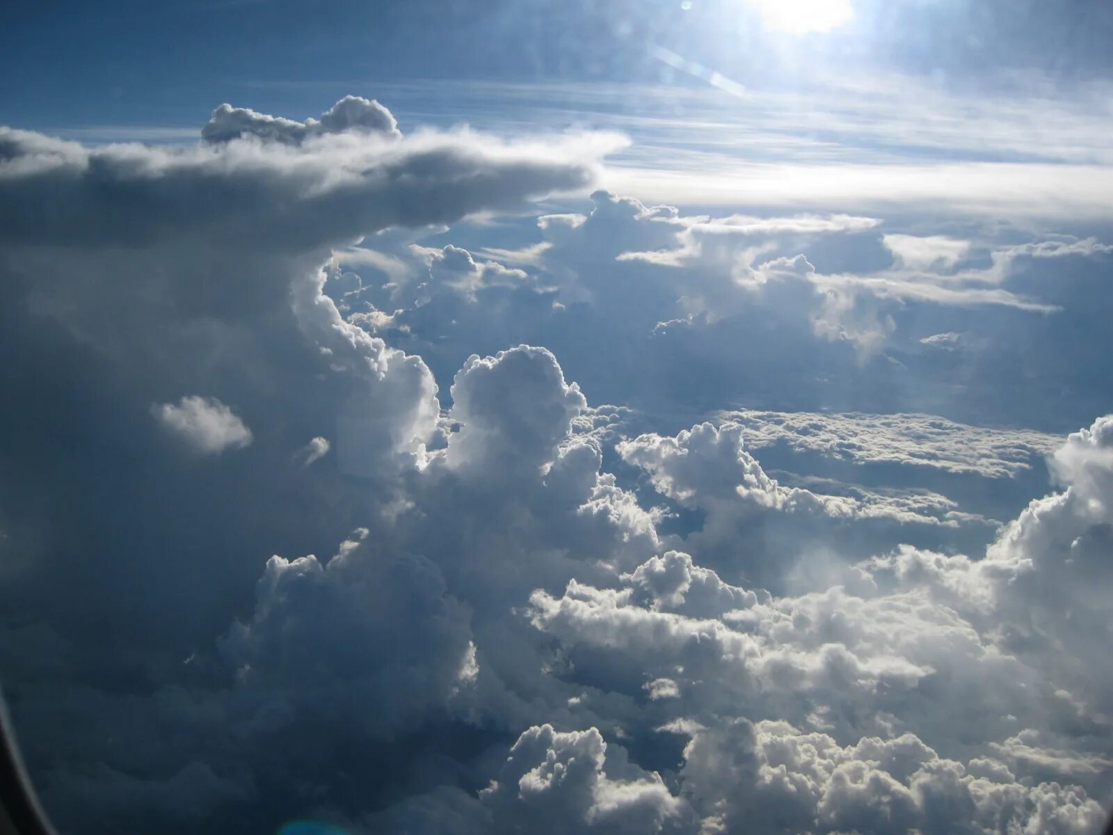 The clouds are in the