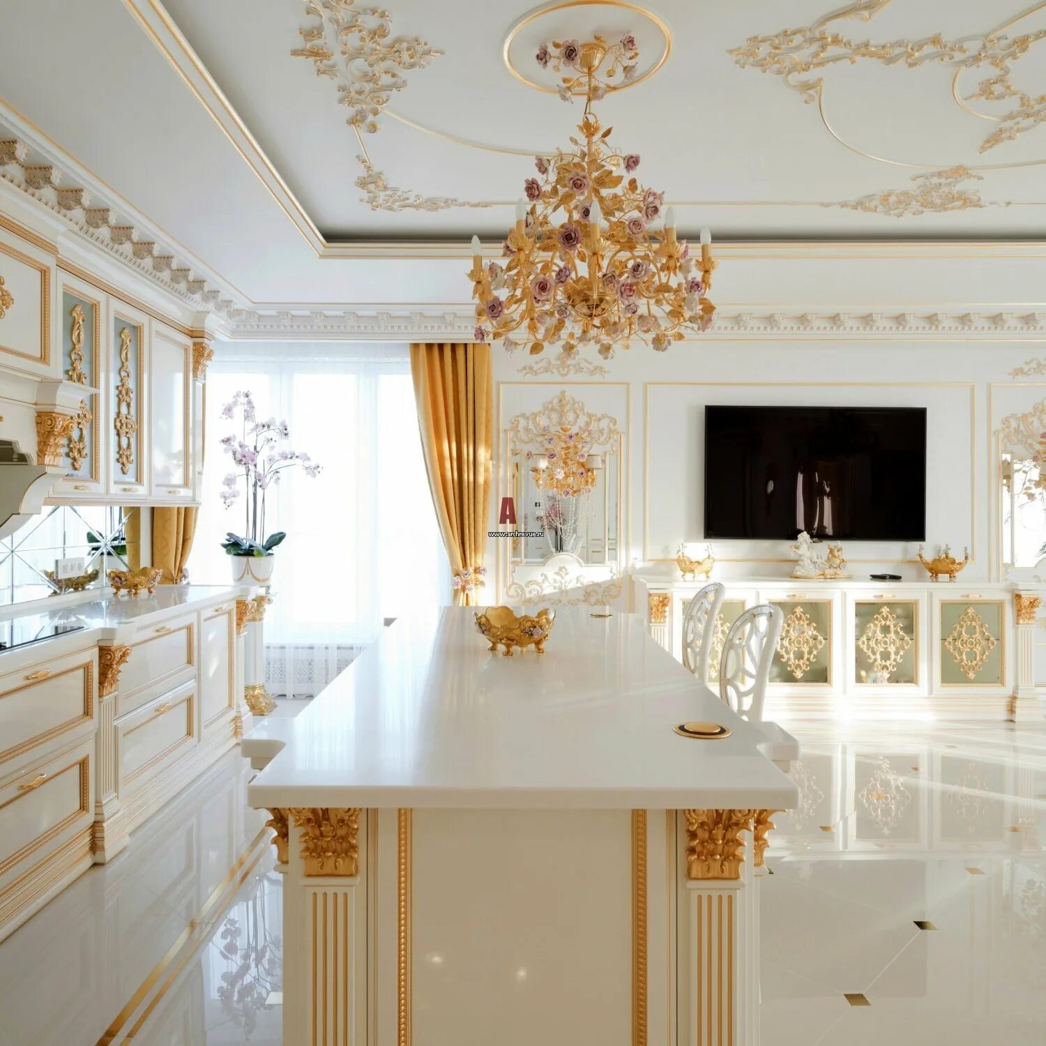 Handmade Epoxy Golden Brick Mother of Pearl Capiz Tile for Bathroom Kitchen Show