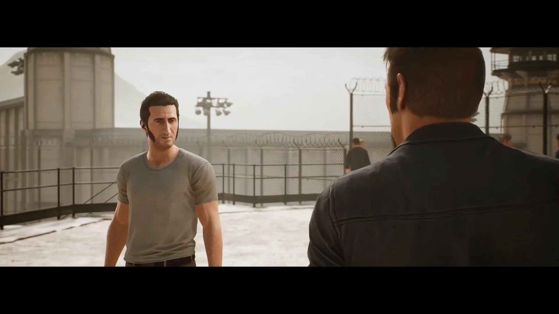 Best way out is. Винсент и Лео a way out. A way out Лео. A way out главные герои. Охранник a way out.