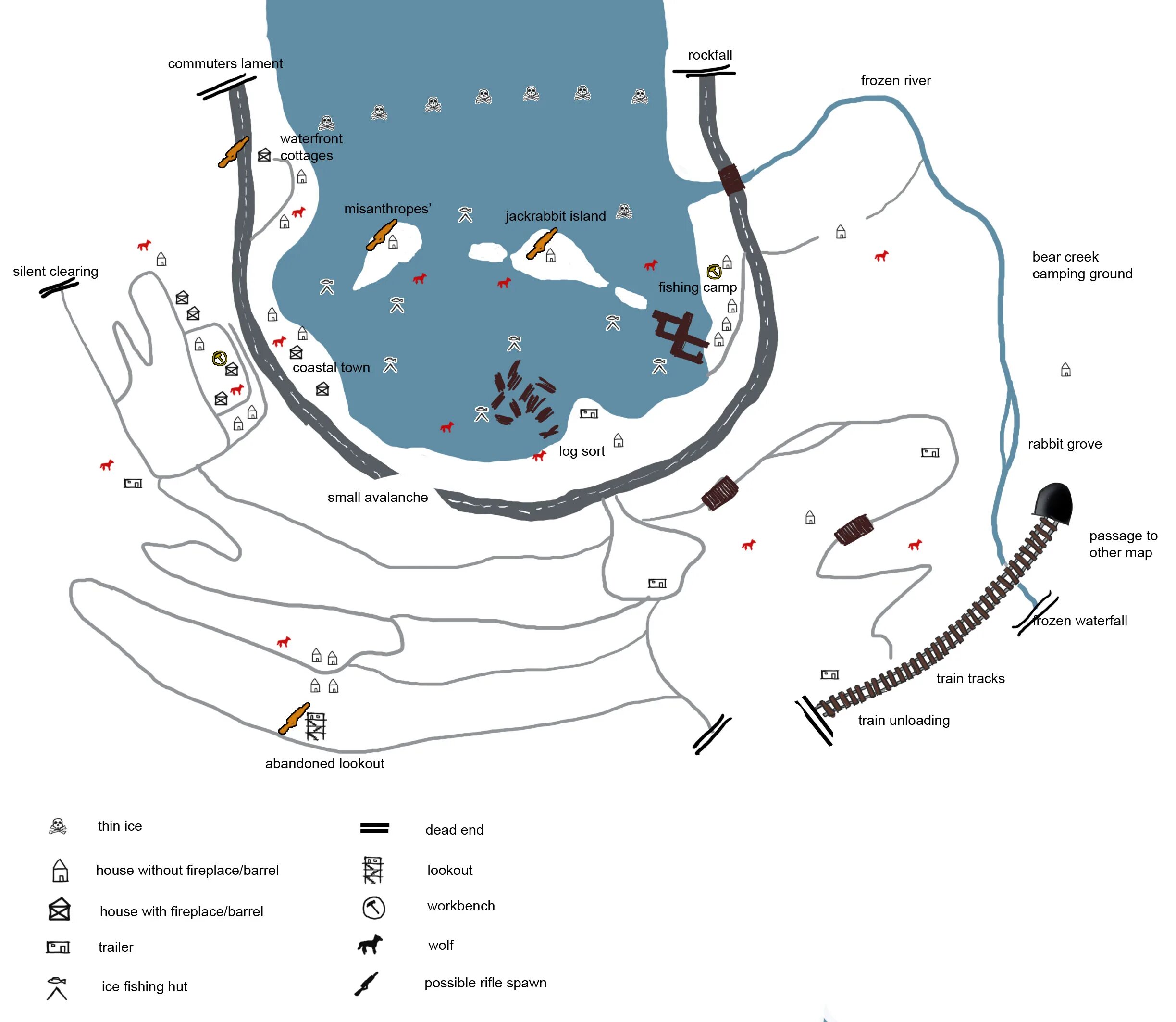Отрадная Долина карта the long Dark. Бледная бухта карта the long Dark. The long Dark карта 2017. The long dark камни