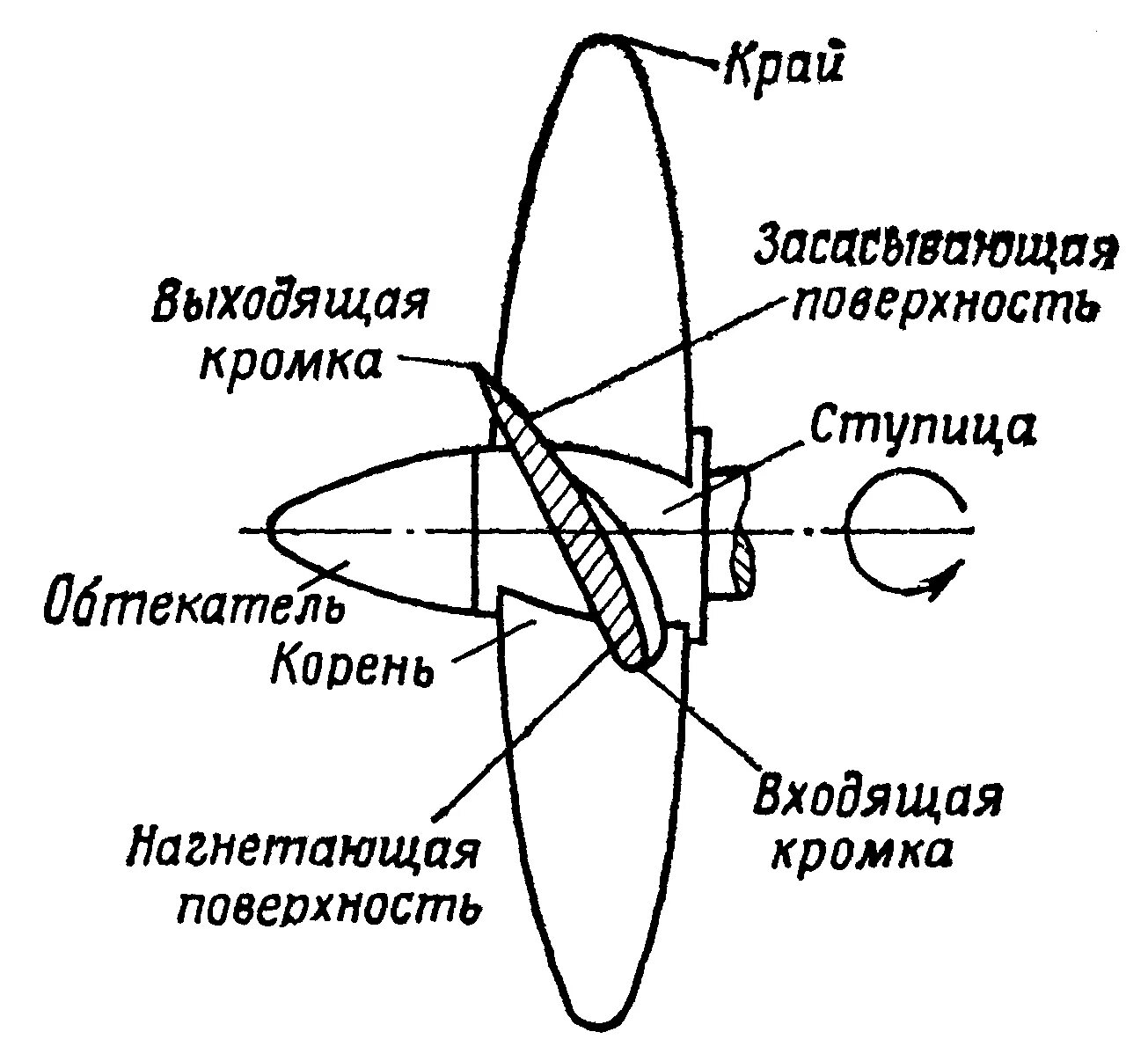 Как правильно установить лопасти. Геометрические характеристики гребного винта. строение гребного винта. из чего состоит гребной винт. гребной винт 4 лопасти чертеж.