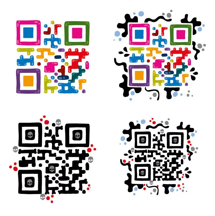 Скопировать кьюар код. Qr код. креативные qr коды. необычные qr коды. дизайнерские qr коды.