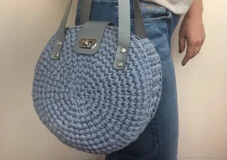 Сумка вязание круглая