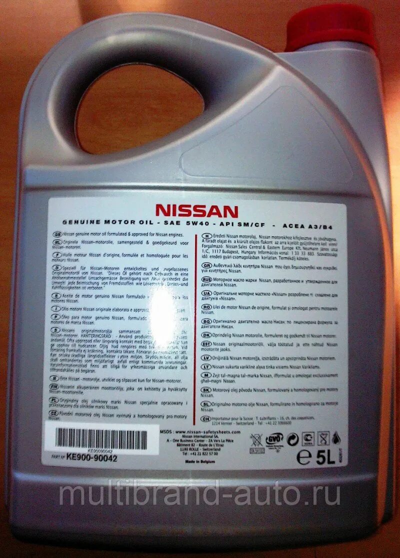 Масло Ниссан 5w40. Nissan 5w40 5л.. Масло Ниссан 5w40 синтетика. Nissan 5w40 a3/b4.