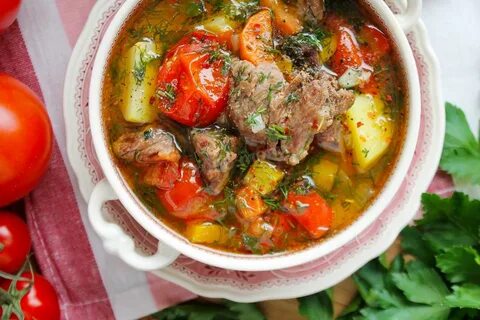 Вкусный шулюм из свинины