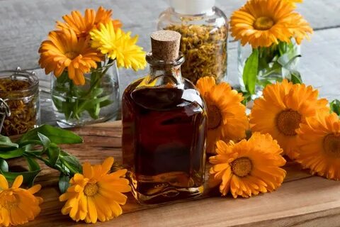 Настой цветов календулы