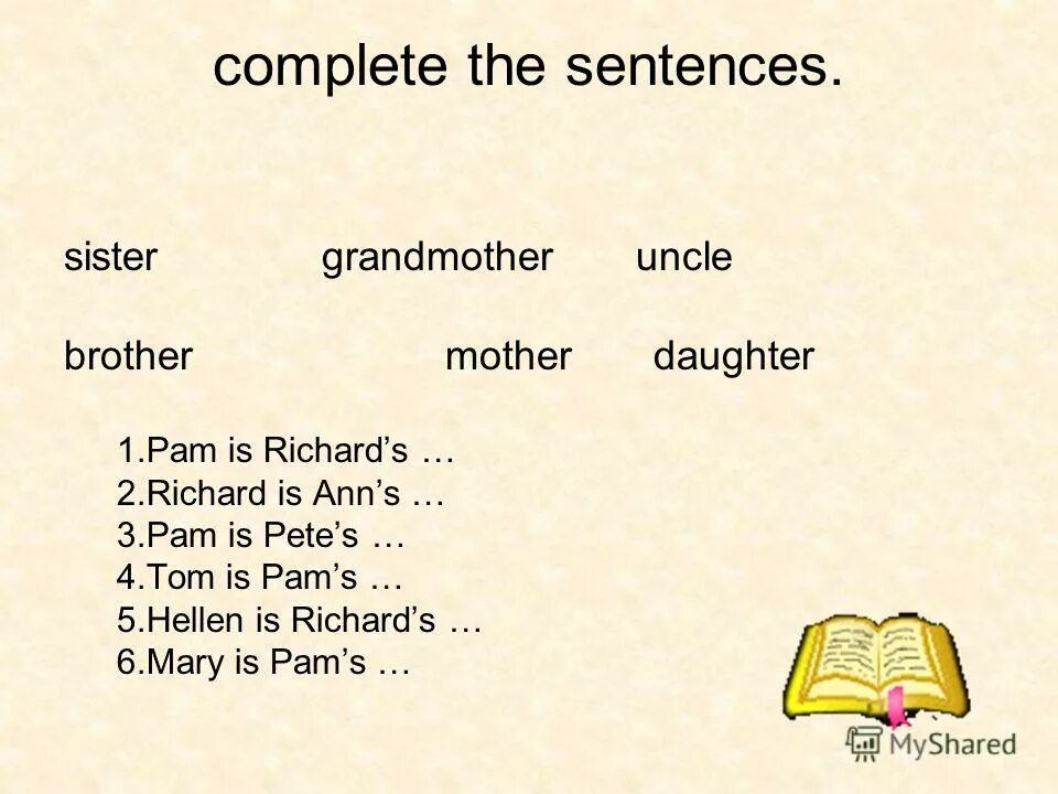 My mothers brother is my uncle. My mothers brother is my uncle