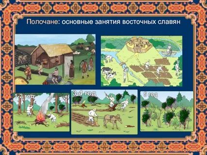 Какое традиционное занятие восточных славян