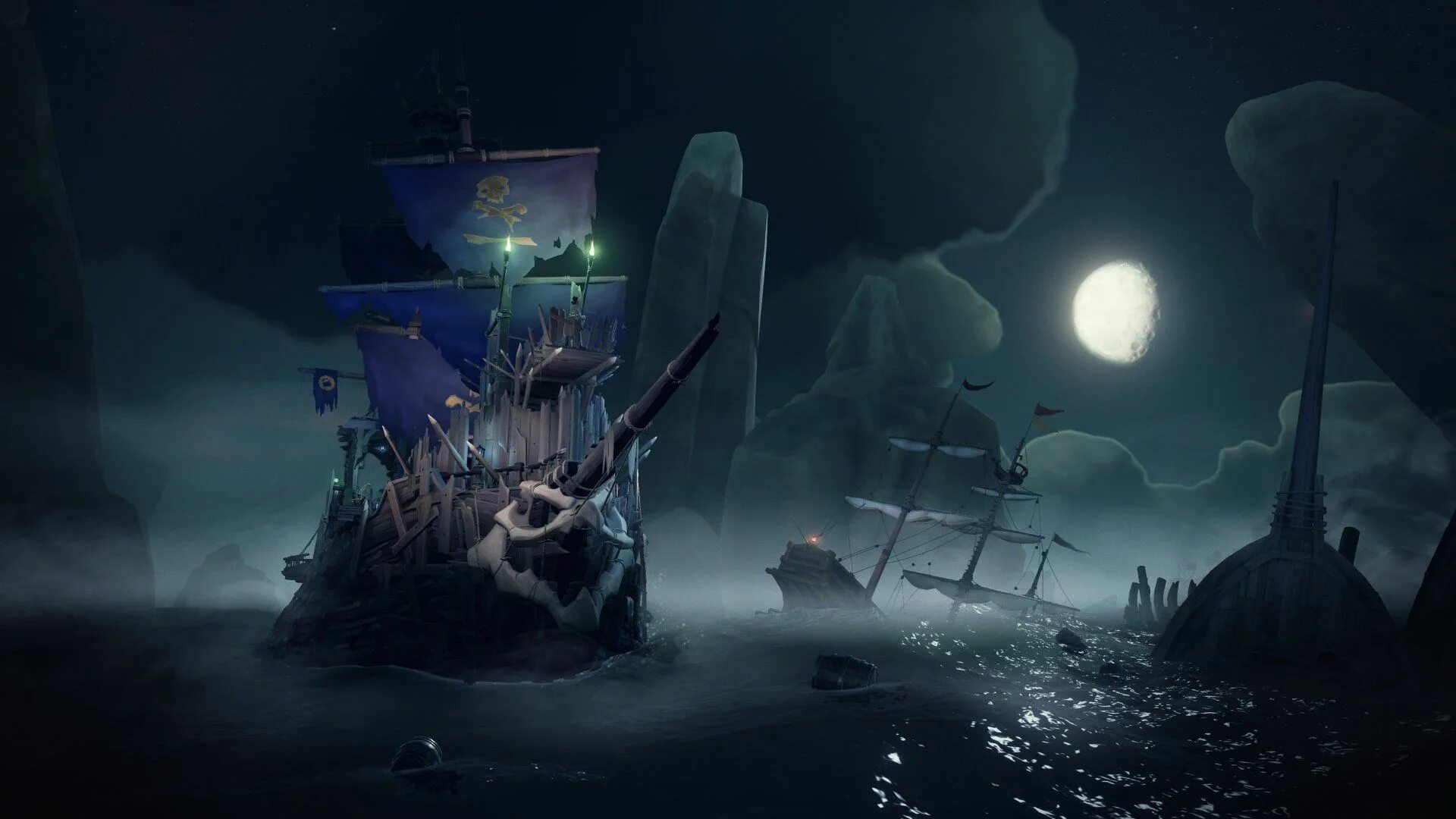 Three thieves thieves. Sea of Thieves Галеон скелетов. Армада скелетов Sea of Thieves. Sea of Thieves 2. Игра Sea of Thieves.