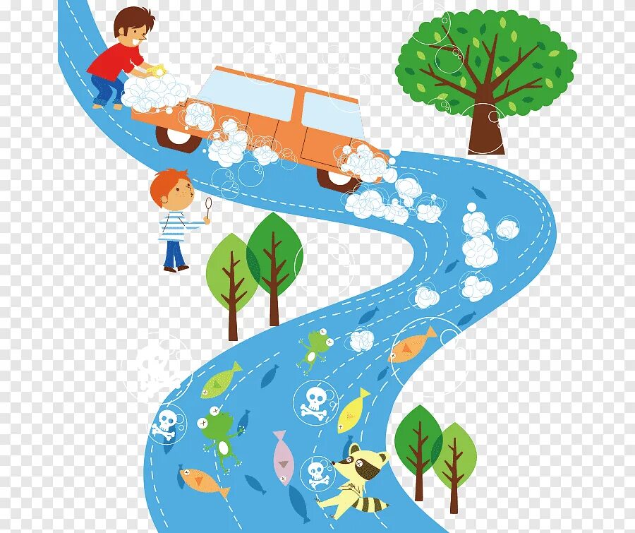 Экология иллюстрация. Речка рисунок для детей. Река рисунок для детей. Загрязненная река для детей.