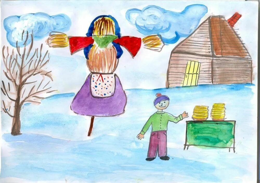 Рисунки на масленицу в школу 3 класс. Масленица рисунок. Детские рисунки на тему Масленица. Нарисовать Масленицу. Рисунок на тему народные праздники.