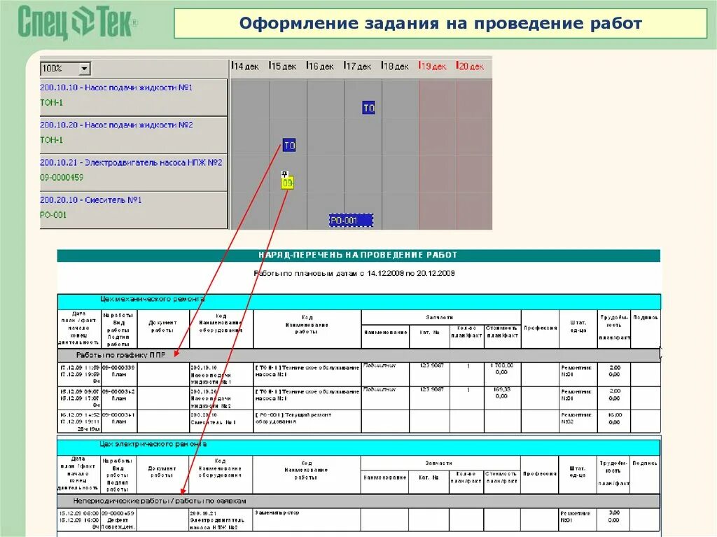 Получить задание на выполнение работ
